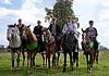 Участники конного фестиваля в Великом Пороге.